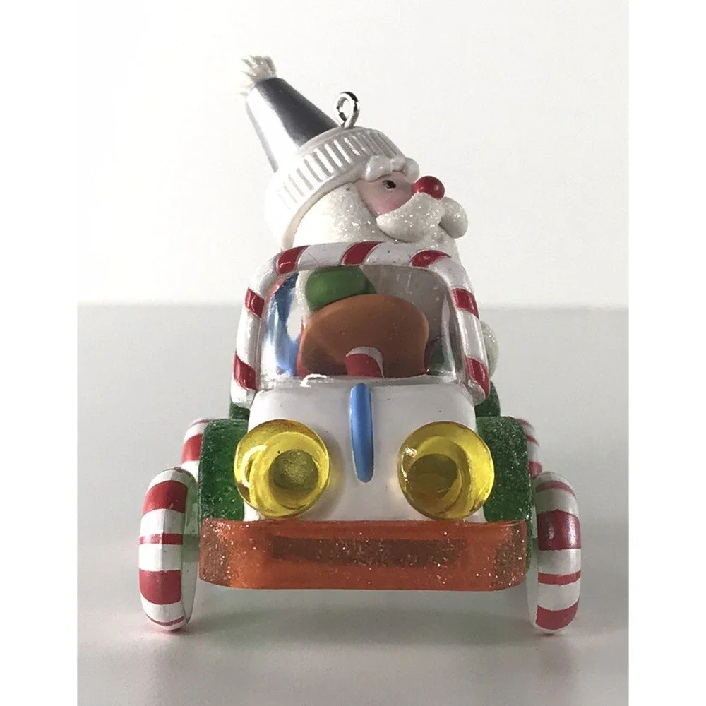 Hallmark Keepsake Ornament 2007 Santas Sweet Ride Light 1 In Series Candy‎ Baker
